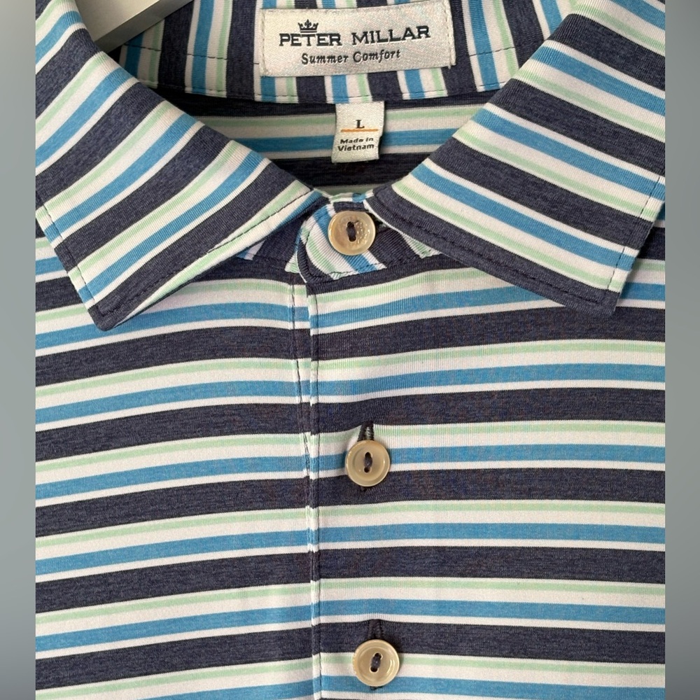 Peter Millar Striped Polo